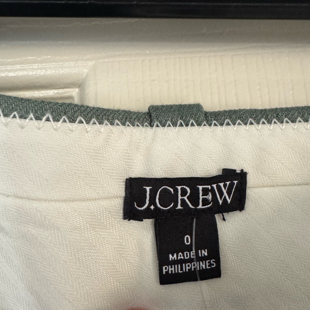 J. Crew Carolina Flare Wide Leg Pants in Sage Green - Picture 7 of 7